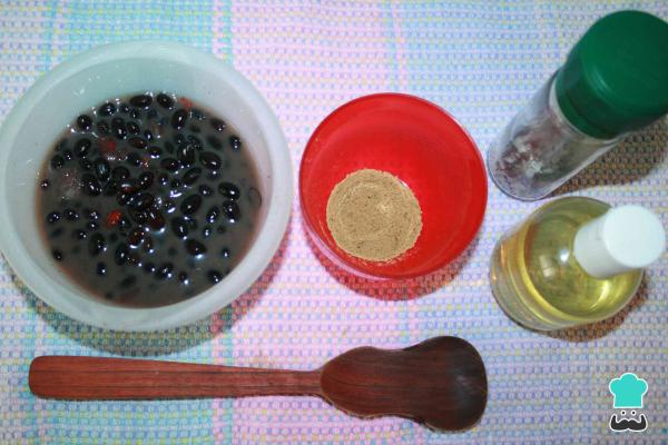Recette de trempette aux haricots noirs – Étape 2