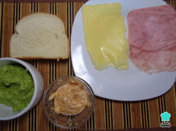 Recette du Niño enveloppé de jambon et de fromage - Étape 1