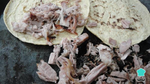 Recette de Carnitas de porc à la façon du Michoacán - Étape 8