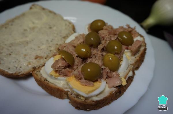 Recette de sandwich au thon et aux œufs durs - Étape 6