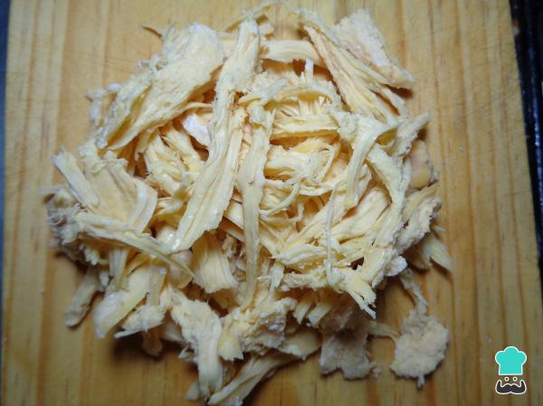 Enchiladas au poulet avec recette de Poblano Chile - Étape 3