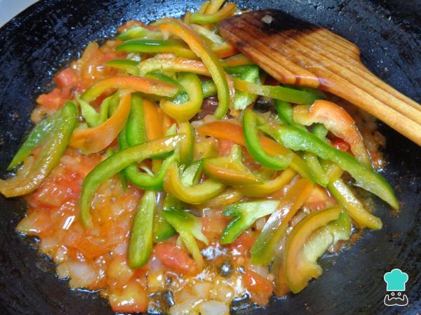 Recette de Fajitas au poulet et aux champignons - Étape 5