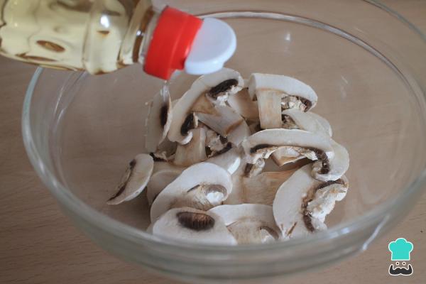 Recette de champignons marinés - Étape 2