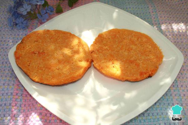 Recette d'arepa au riz et à la crème de potiron - Étape 7