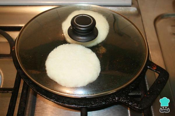 Recette Arepa de riz sans farine - Étape 6