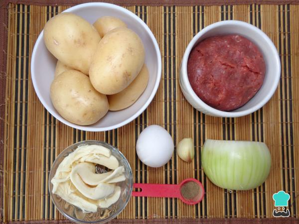 Recette de Croquettes de Pommes de Terre au Boeuf Haché et Fromage - Étape 1