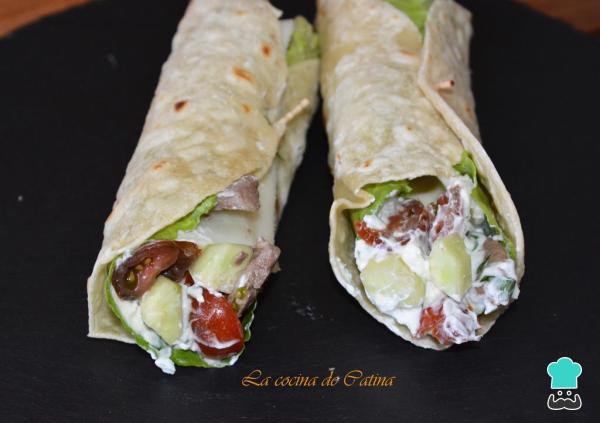 Recette de wraps farcis au bœuf – Étape 5