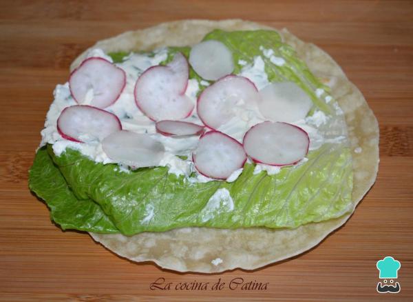 Recette de wraps farcis au bœuf - Étape 3