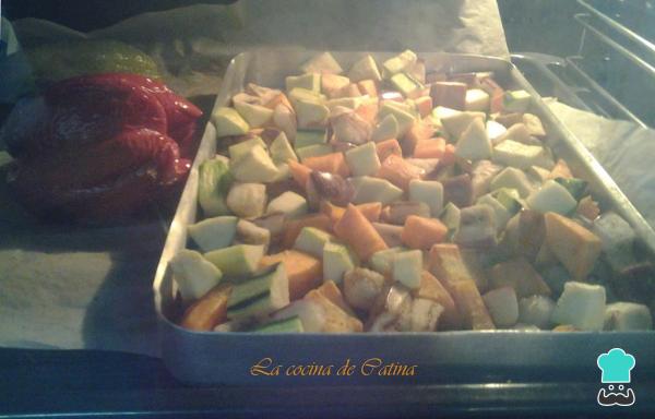 Recette de gâteau aux légumes au four - Étape 1