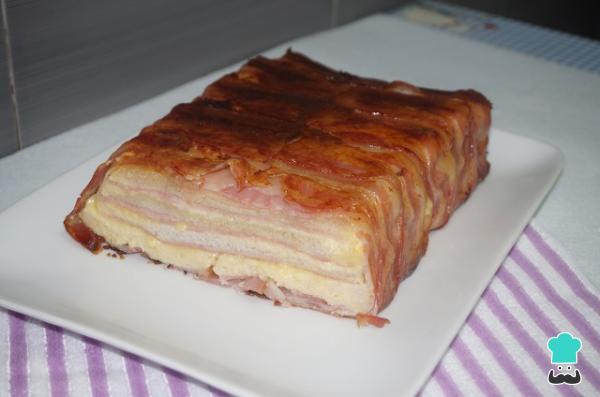 Recette de Gâteau de Pain de Tranche Salé au Four - Étape 9
