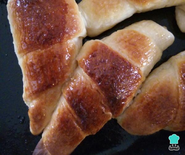 Recette des Croissants à la pâte briochée - Étape 4