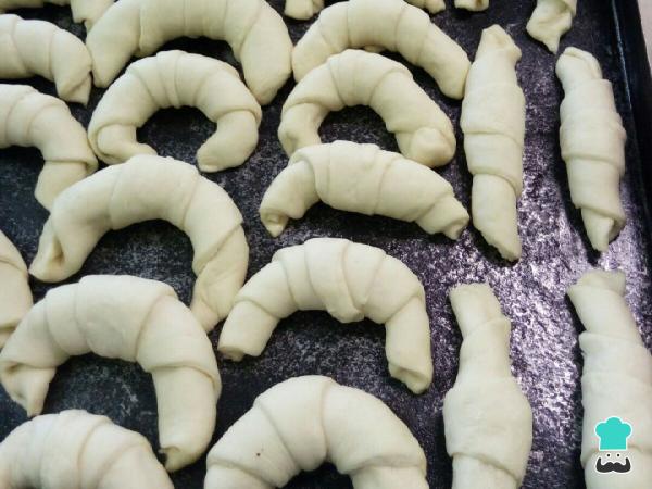Recette des Croissants à la pâte briochée - Étape 3