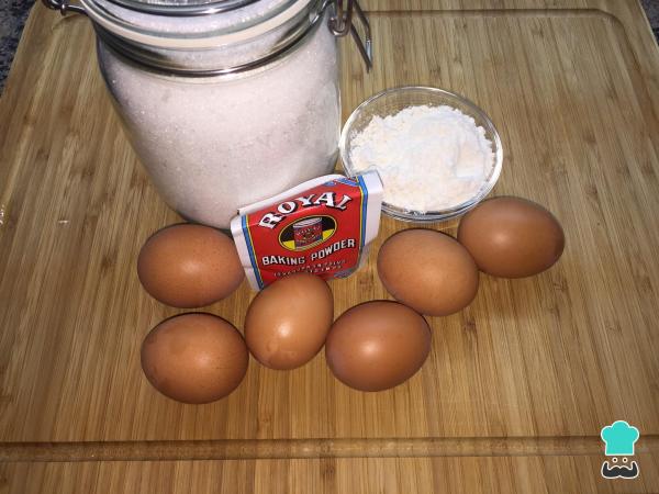 Recette de génoise maison sans lait ni yaourt - Étape 1