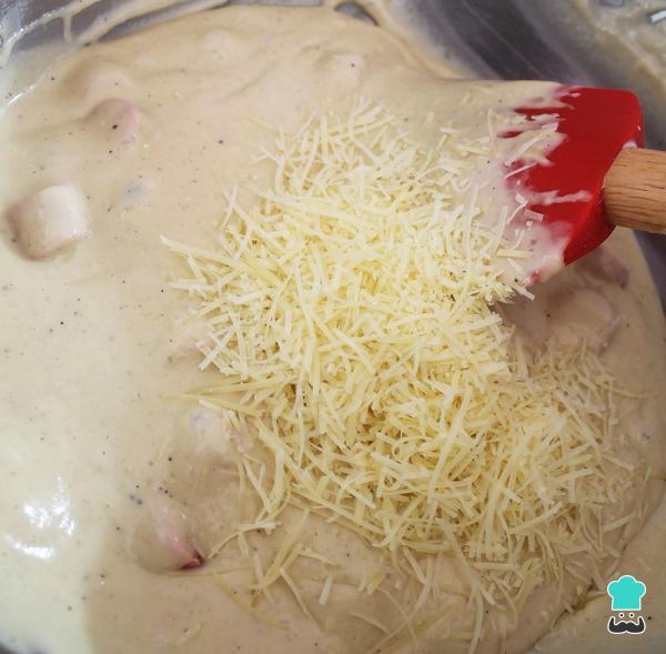 Recette de génoise au fromage salé - Étape 6