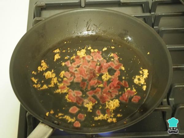 Recette de Champignons Grillés au Jambon - Étape 2