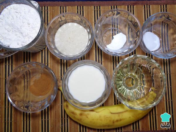 Recette de gâteau aux bananes sans œufs – Étape 1