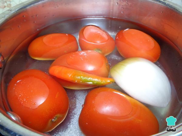 Recette d'Entomatadas au poulet au four - Étape 2