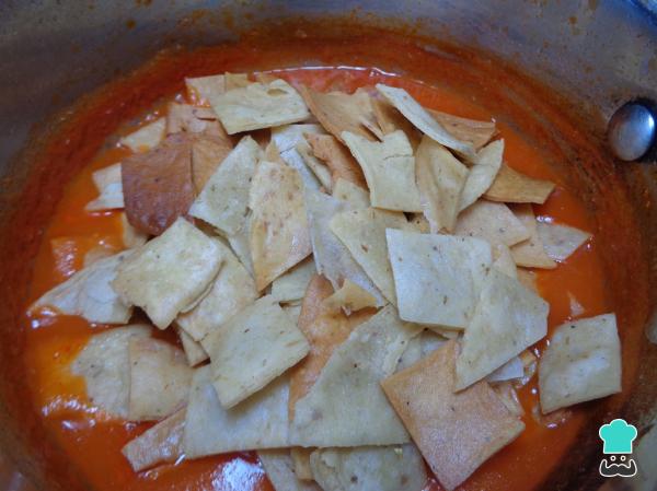 Recette de gâteau Chilaquiles - Étape 5
