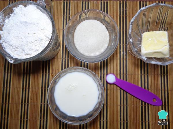 Recette de Gorditas à la farine sucrée et au beurre - Étape 1