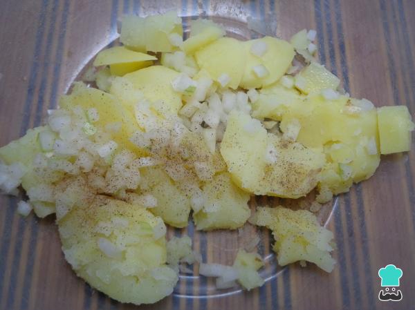 Recette de Quesadillas de pommes de terre et saucisses - Étape 3