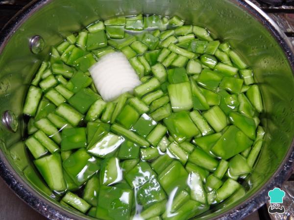 Recette de tacos nopales à la mexicaine - Étape 3