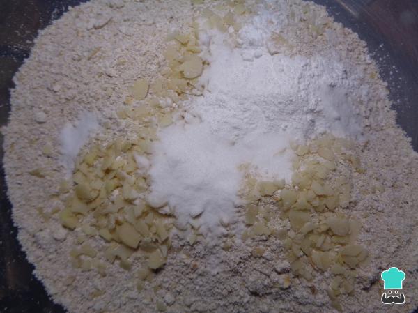 Recette de gâteau aux flocons d'avoine sans farine - Étape 2