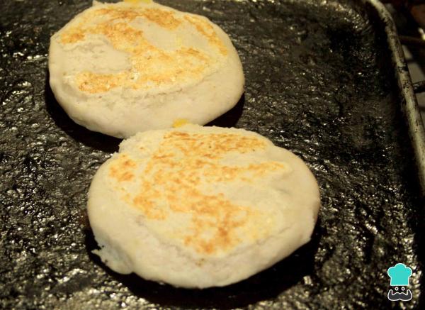 Recette chinoise d'Ocumo Arepas - Étape 4