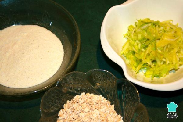 Recette d'Arepas de Courgettes à l'Avoine - Étape 1