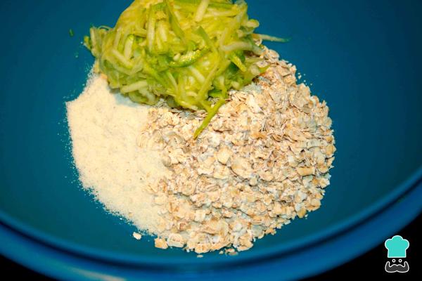 Recette d'Arepas de Courgettes à l'Avoine - Étape 2