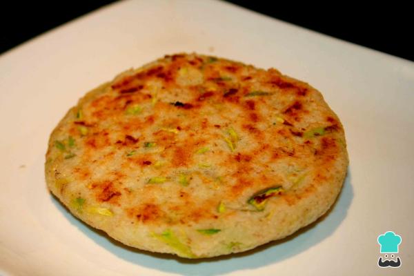 Arepas de courgettes et flocons d'avoine - Étape 5