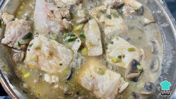Recette Filet de porc aux champignons et vin blanc - Étape 5