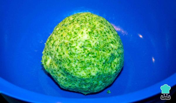 Arepas aux épinards et flocons d'avoine - Étape 4