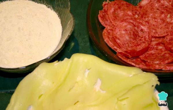 Recette de pizza à la farine de maïs - Étape 1