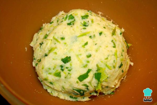 Recette Arepas de courgettes et coriandre - Étape 3