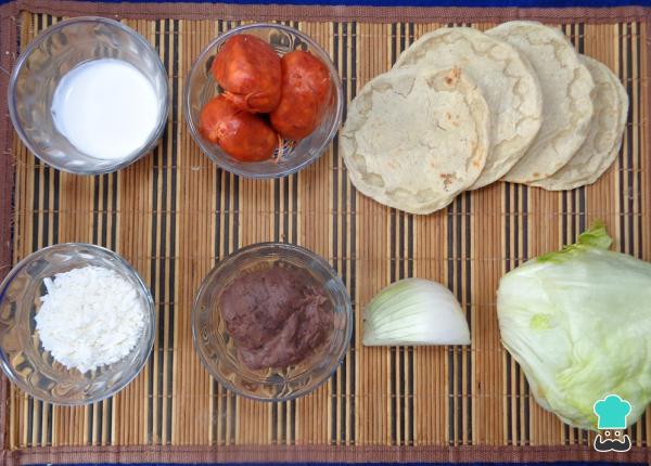 Recette de Sopes à la Guadalajara - Étape 1