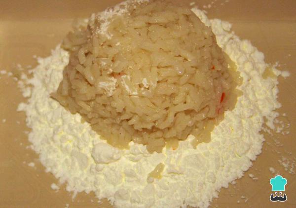 Recette d'Arepas de Riz à la Maïzena - Étape 2