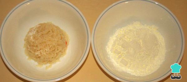 Recette d'Arepas de Riz à la Maïzena - Étape 1
