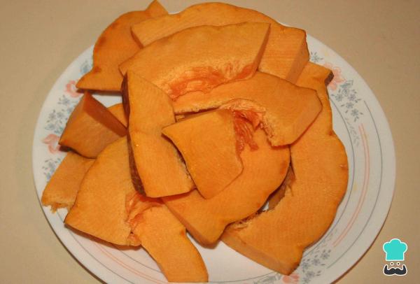Recette Auyama Arepa sans farine de maïs - Étape 1