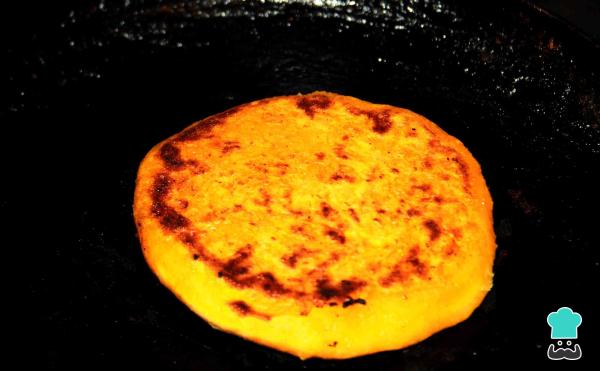 Recette Auyama Arepa sans farine de maïs - Étape 7