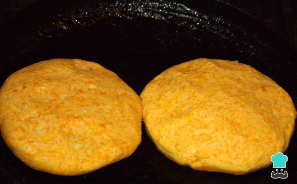 Recette Arepa auyama et flocons d'avoine - Étape 4