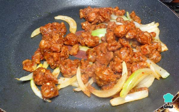 Recette végétalienne de Tacos al Pastor - Étape 6