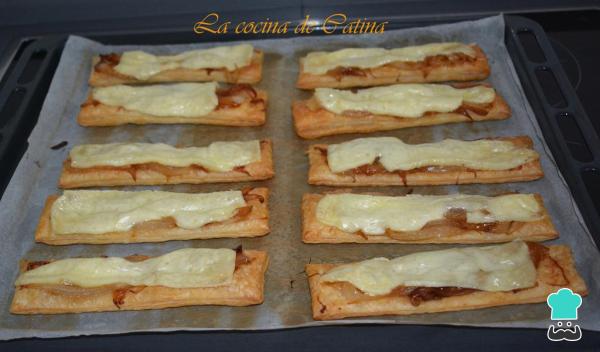 Recette de tarte aux oignons caramélisés et au brie - Étape 3