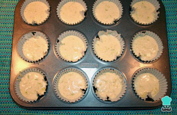Recette de muffins salés aux courgettes - Étape 5