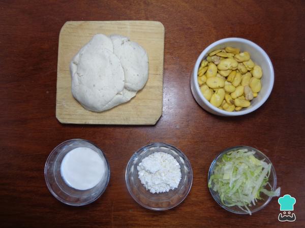 Recette de Tlacoyo aux haricots - Étape 1