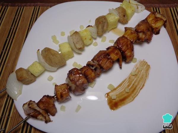 Recette de Brochettes de Porc au Four à l'Ananas - Étape 6