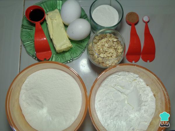 Recette Biscuits à l'avoine sans gluten et sans lactose - Étape 1