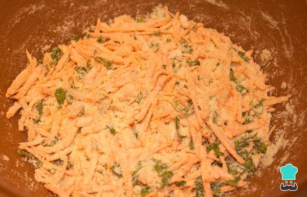 Recette Fitness Arepas aux carottes - Étape 3