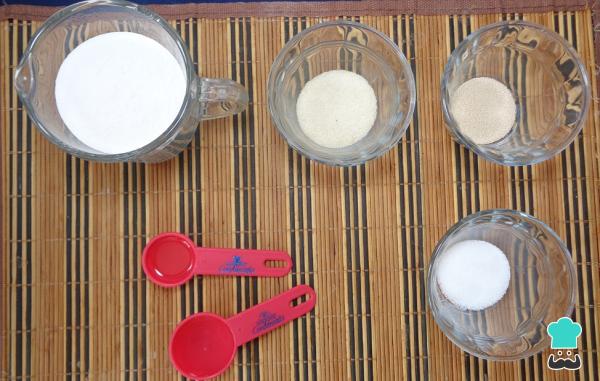 Recette de Pain sans gluten à la farine de riz - Étape 1