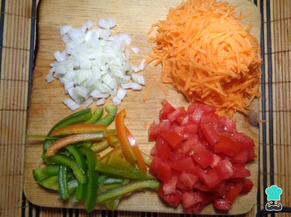 Recette d'empanadas de veillée aux légumes - Étape 2