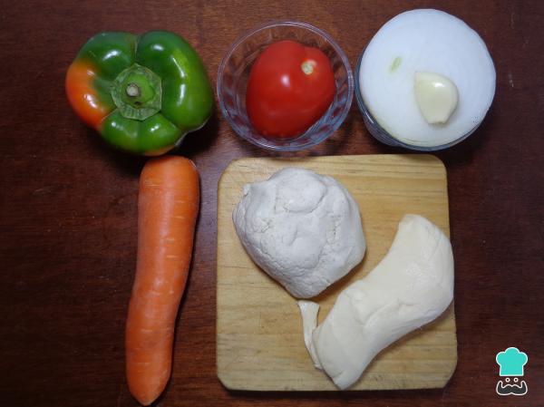 Recette d'empanadas de veillée aux légumes - Étape 1